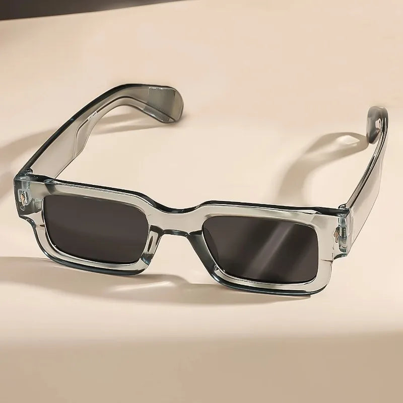 Unisex Retro Square Sunglasses Classic UV Protection Plastic Frame Shades Eyewear Outdoor Travel Driving Sun Glasses UV400