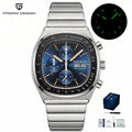 PAGANI DESIGN PD1819 Square Chronograph Watch For Men Japan Miyota OS000 Movement Sapphire Glass Waterproof Sport Wristwatch