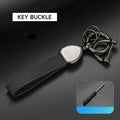 Laser Engrave Name Number Key Chain Custom Car LOGO Nubuck Leathe Metal Keychain Men's Women's Vintage Personalize Keyring