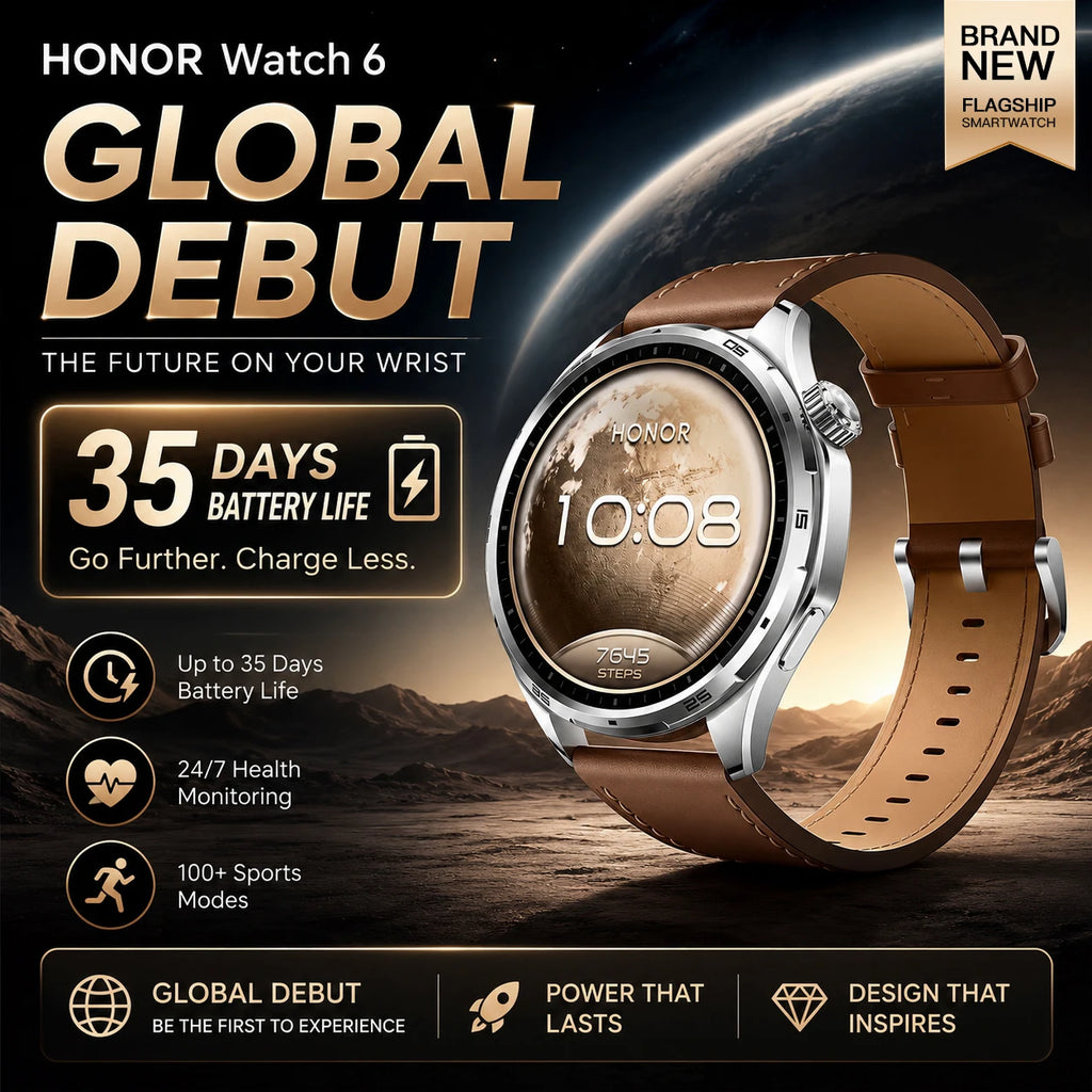 HONOR Watch 6 new Smartwatch 2026