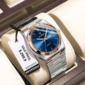 POEDAGAR Luxury Men's Watches Waterproof Luminous Date Week Men Watch Stainless Steel Casual Fashion Quartz Man Wristwatch Reloj