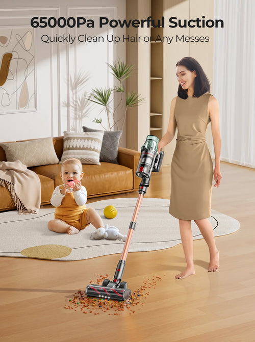 Laresar V7 PRO 600W 65000PA Cordless Vacuum Cleaner Handheld Home Appliance Aromatherapy Function Long Hose Sofa Suction 2026 NEW