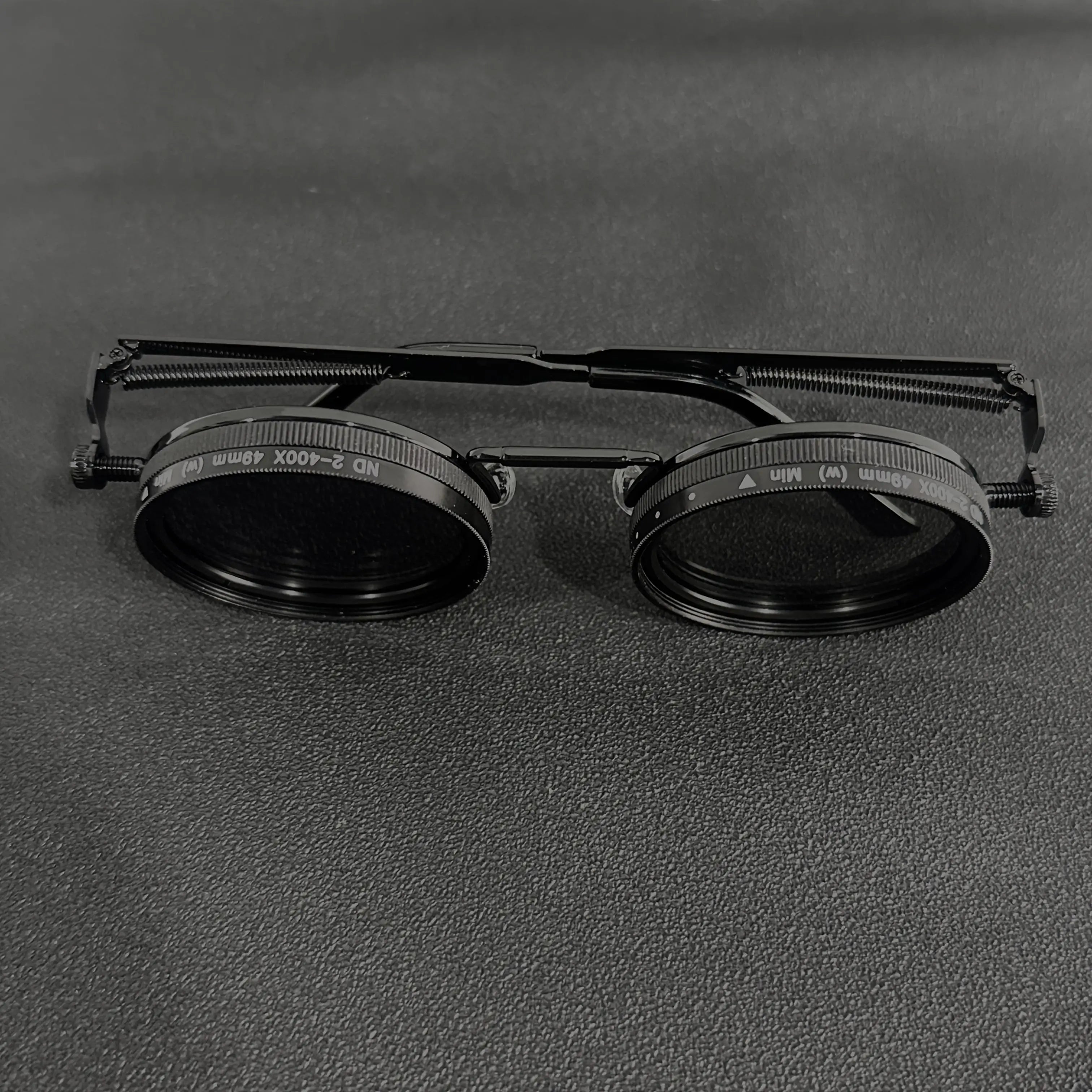 Men's Retro Steampunk Rotating Fashion Glasses - Adjustable Brightness Suitable for Party and Casual Wearing - Bohemian Style Gl