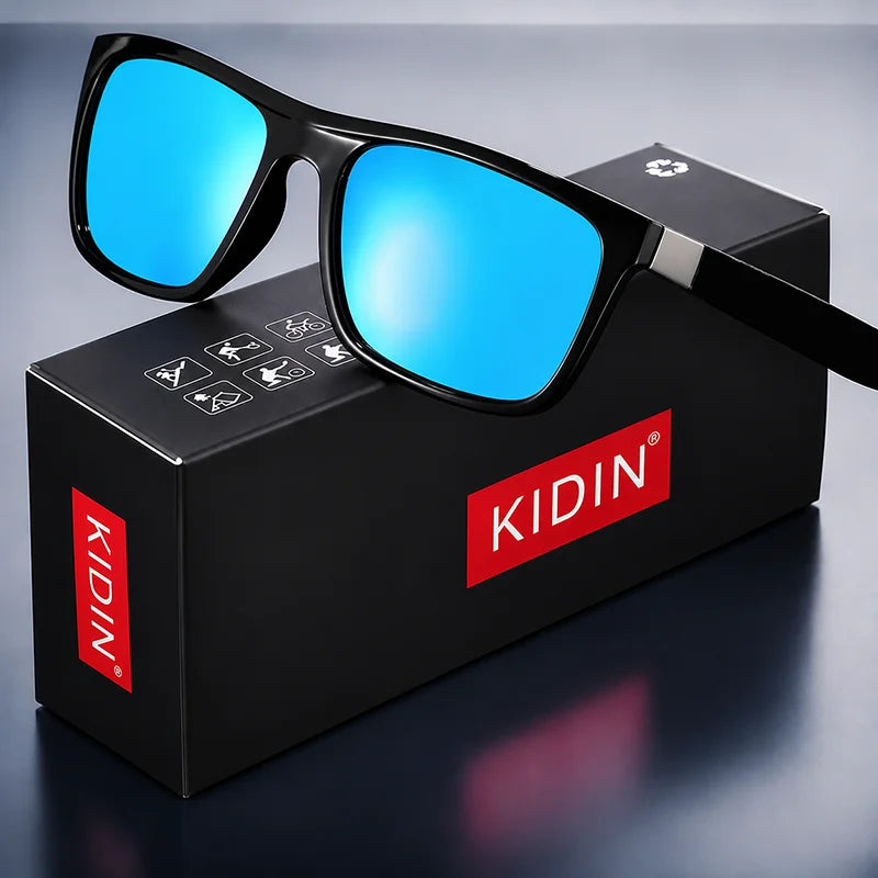Square Vintage Polarized Sports Sunglasses Men Women Driving Outdoor Fishing Sun Glasses UV400 Hiking Cycling Shield Sunglasses